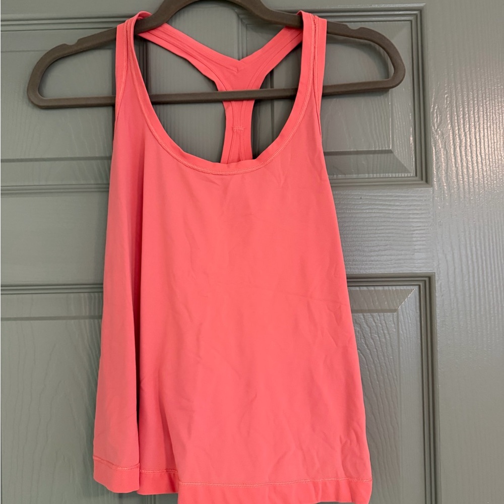 lululemon athletica Coral Pink Racerback Tank